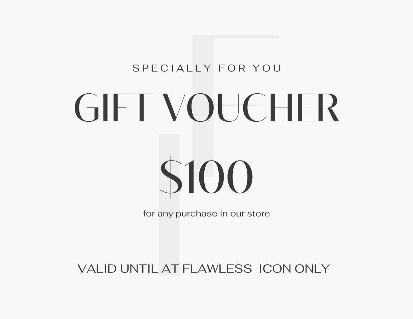 Flawless Icon Gift Card – Perfect for Every Occasion